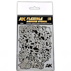 AK Interactive Flexible Airbrush Stencil 1/48, 1/72
