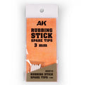AK Interactive Rubbing Stick Spare Tips 3mm AK9318