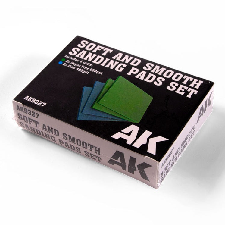 AK Interactive Soft and Smooth Sponge Sandpaper Set 4 AK9327