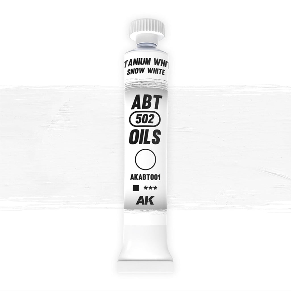 Abteilung 502 Oil Paint - Titanium White / Snow white