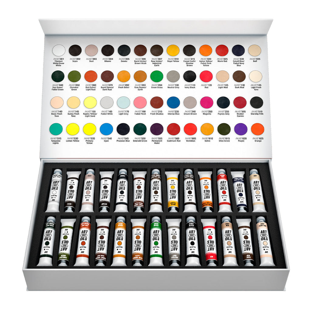 AK Interactive Special Box Full Range Abteilung 502 Oils (AKABT1000)