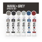 Abteilung 502 Oil Paints - Naval & Grey Effects Set