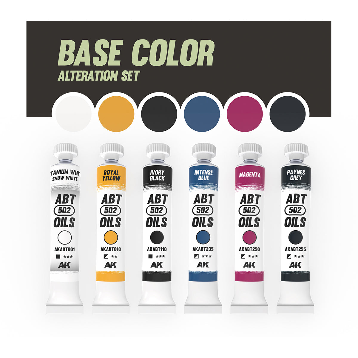 Abteilung 502 Oil Paints - Base Color Alteration Set