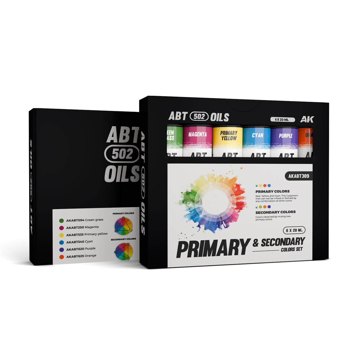 Abteilung 502 Oil Paints - Primary & Secondary Colors Set