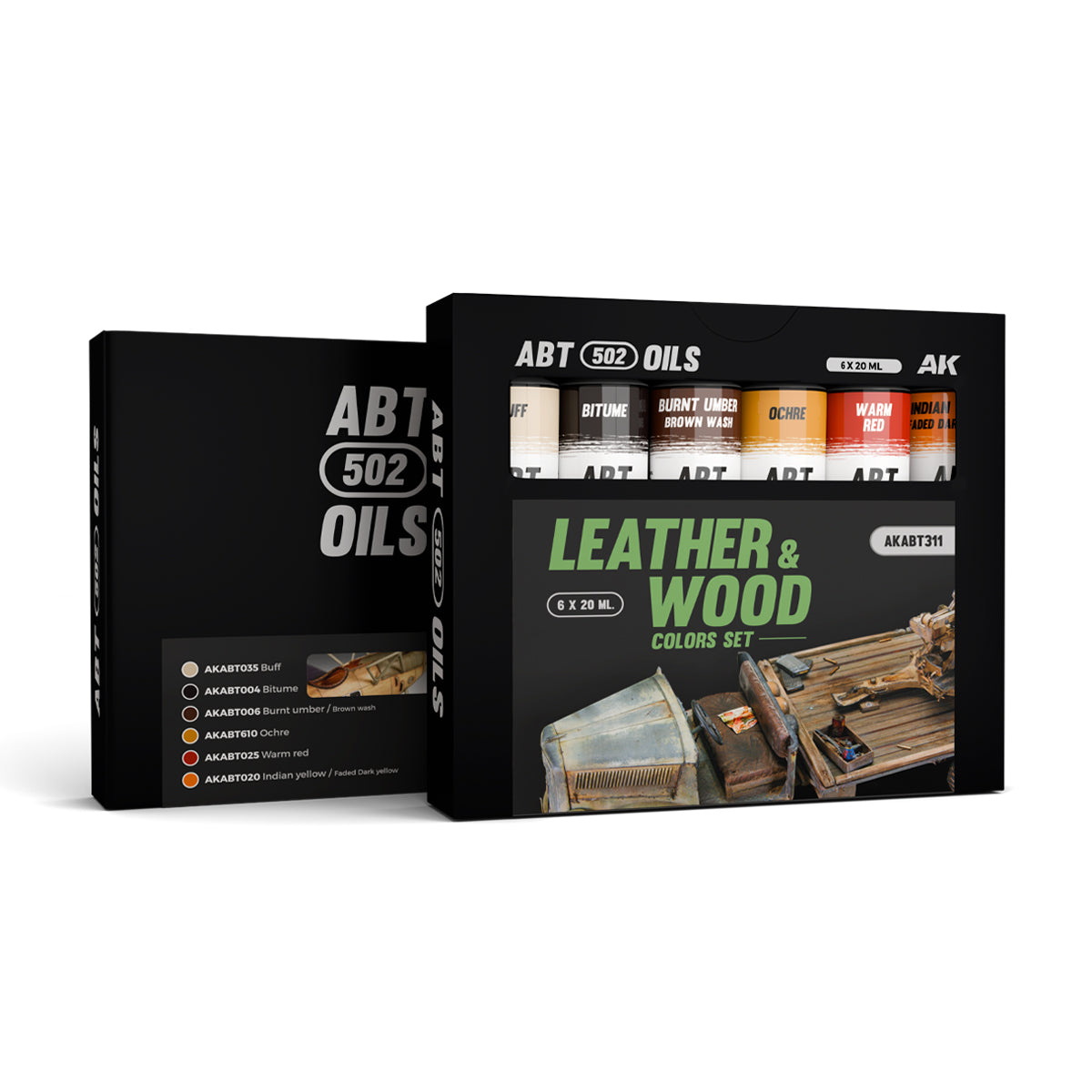 Abteilung 502 Oil Paints - Leather & Wood Colors Set