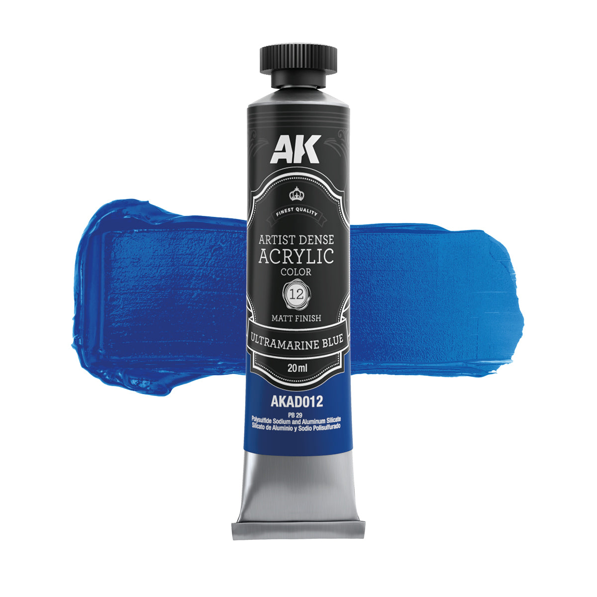 AK Interactive Dense Acrylic Ultramarine Blue