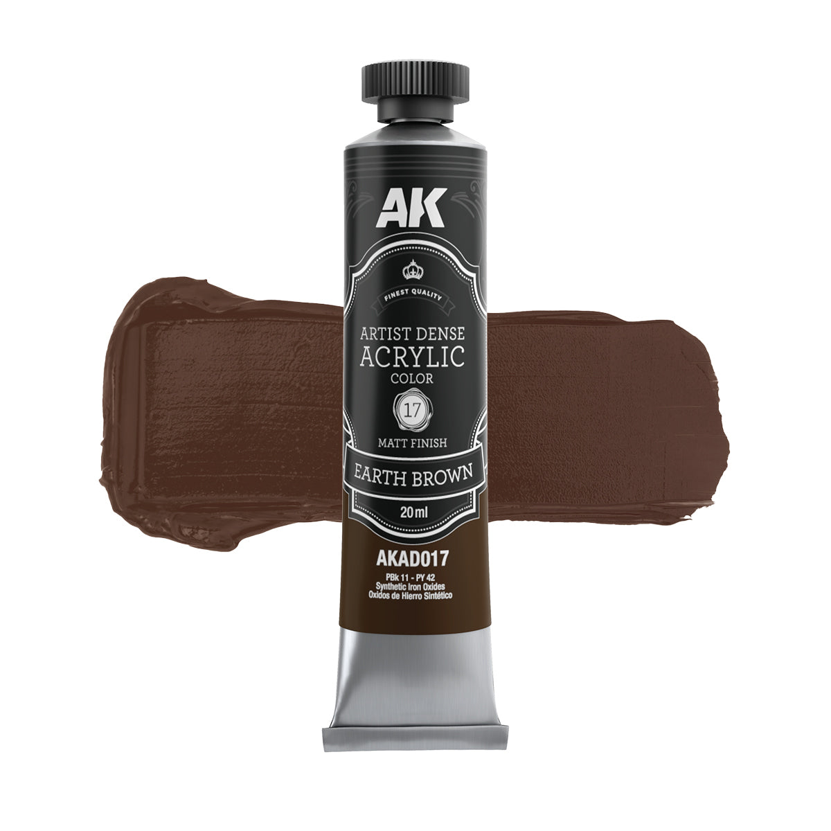 AK Interactive Dense Acrylic Earth Brown