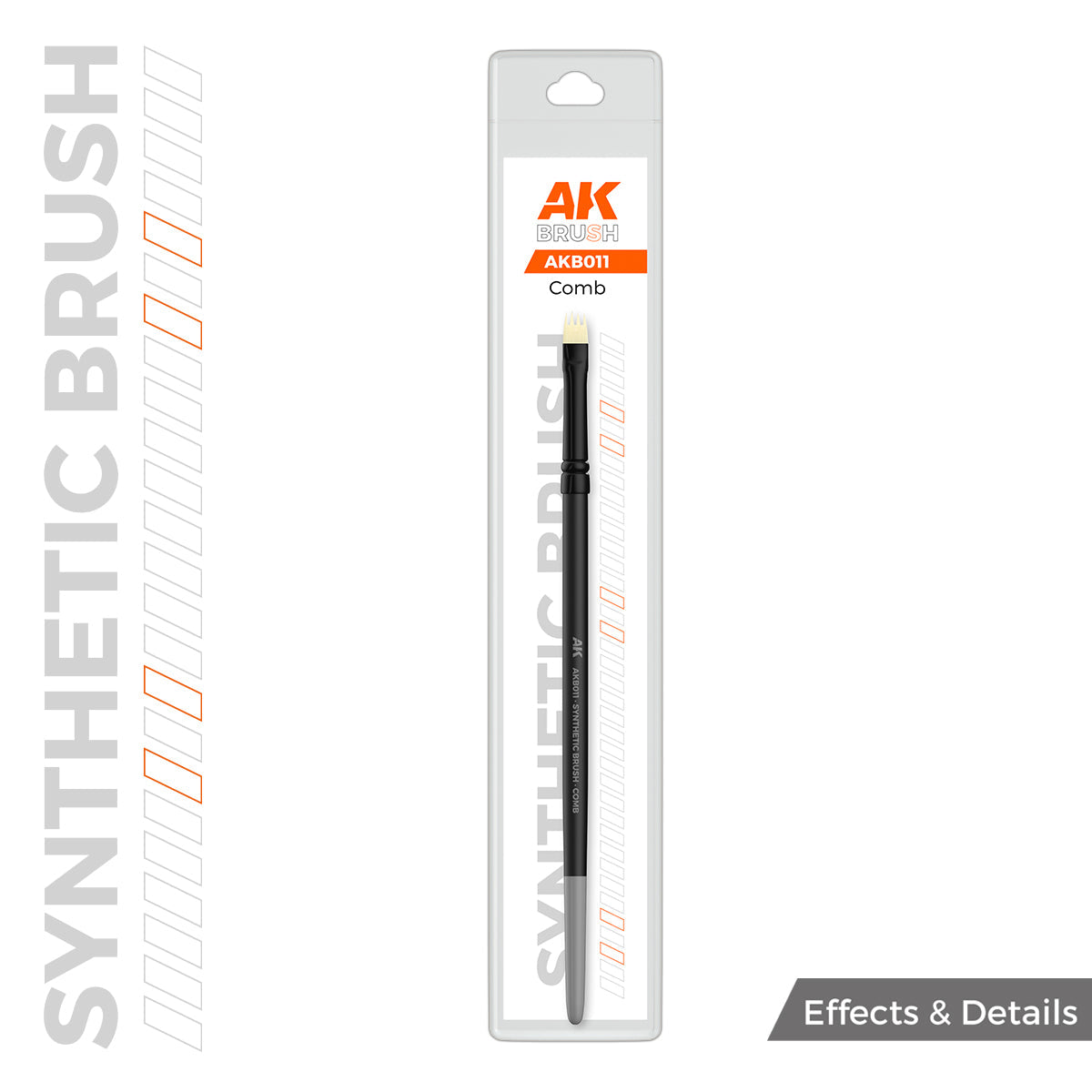 AK Interactive SYNTHETIC BRUSH - COMB