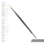 AK Interactive SYNTHETIC BRUSH - LINER 17mm
