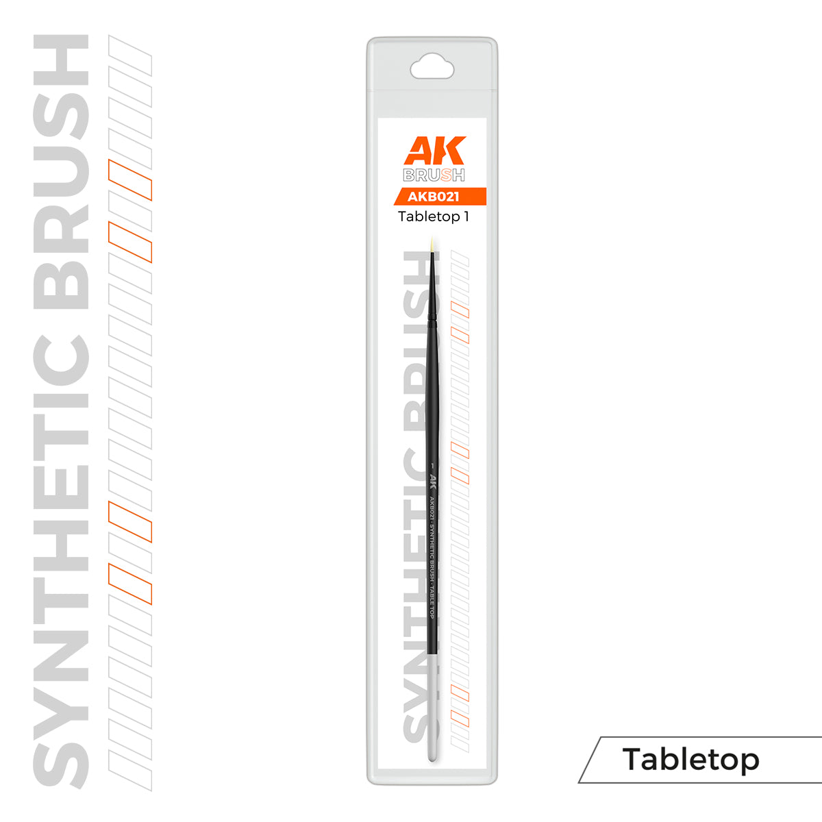 AK Interactive SYNTHETIC TABLETOP BRUSH - 1