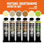 AK Interactive Gouaches Nature Weathering Effects Set (AKG26)
