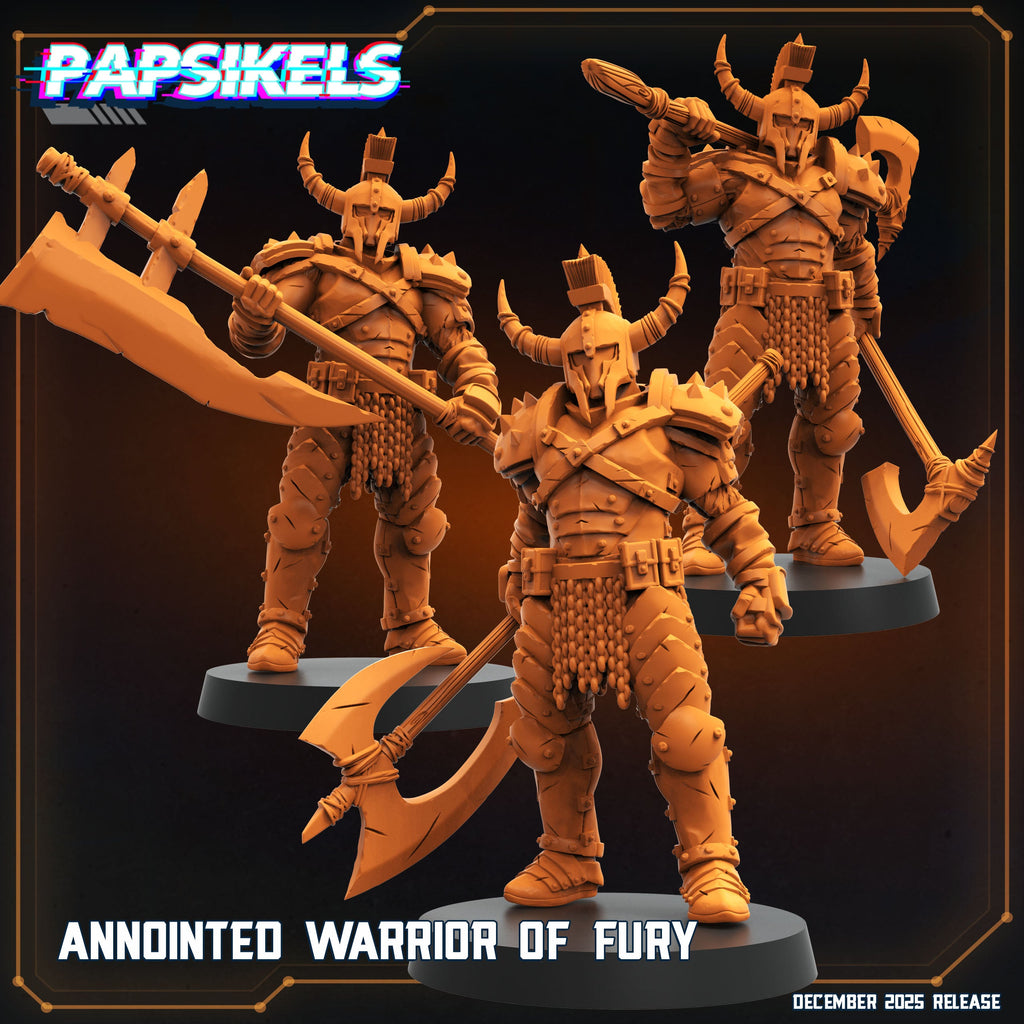 Trench Crusade Anointed Warriors of Fury Proxy Miniatures Papsikels Resin Figures