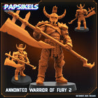 Trench Crusade Anointed Warriors of Fury Proxy Miniatures Papsikels Resin Figures