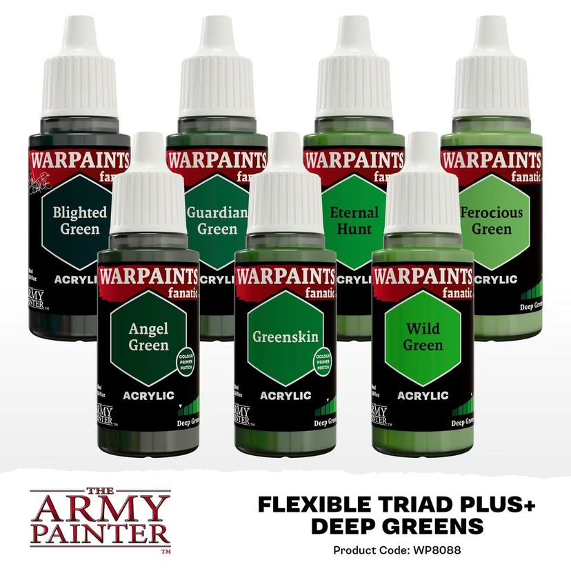 Flexible Triad PLUS+: Deep Greens Paint Set