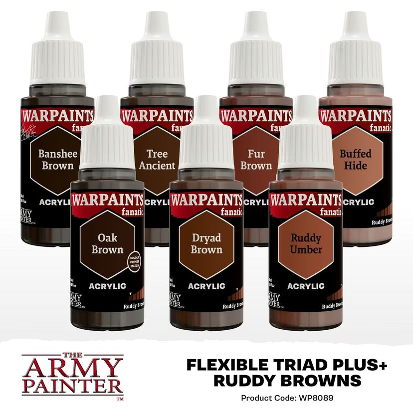 Flexible Triad PLUS+: Ruddy Browns Paint Set