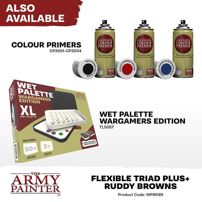 Flexible Triad PLUS+: Ruddy Browns Paint Set