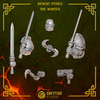 Hero Hunter Kit Anvil Wardens Conversion Bits For 28mm 32mm Sci-fi Space Knights