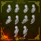 Big Fists Anvil Wardens Conversion Bits For 28mm 32mm Sci-fi Space Knights