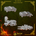 Big Warrior Ranged Weapons | Anvil Wardens | Conversion Bits For 28mm 32mm Sci-fi Marines