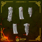 Loin Cloths Anvil Wardens Conversion Bits For 28mm 32mm Sci-fi Space Knights