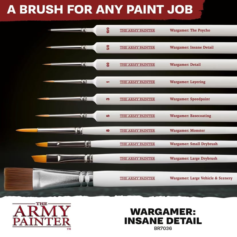 Army Painter Wargamer: Insane Detail Brush