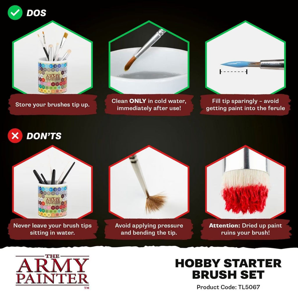 Army Painter - Hobby Starter Brush Set