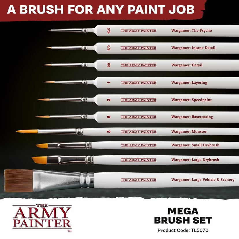 Army Painter Mega Brush Set