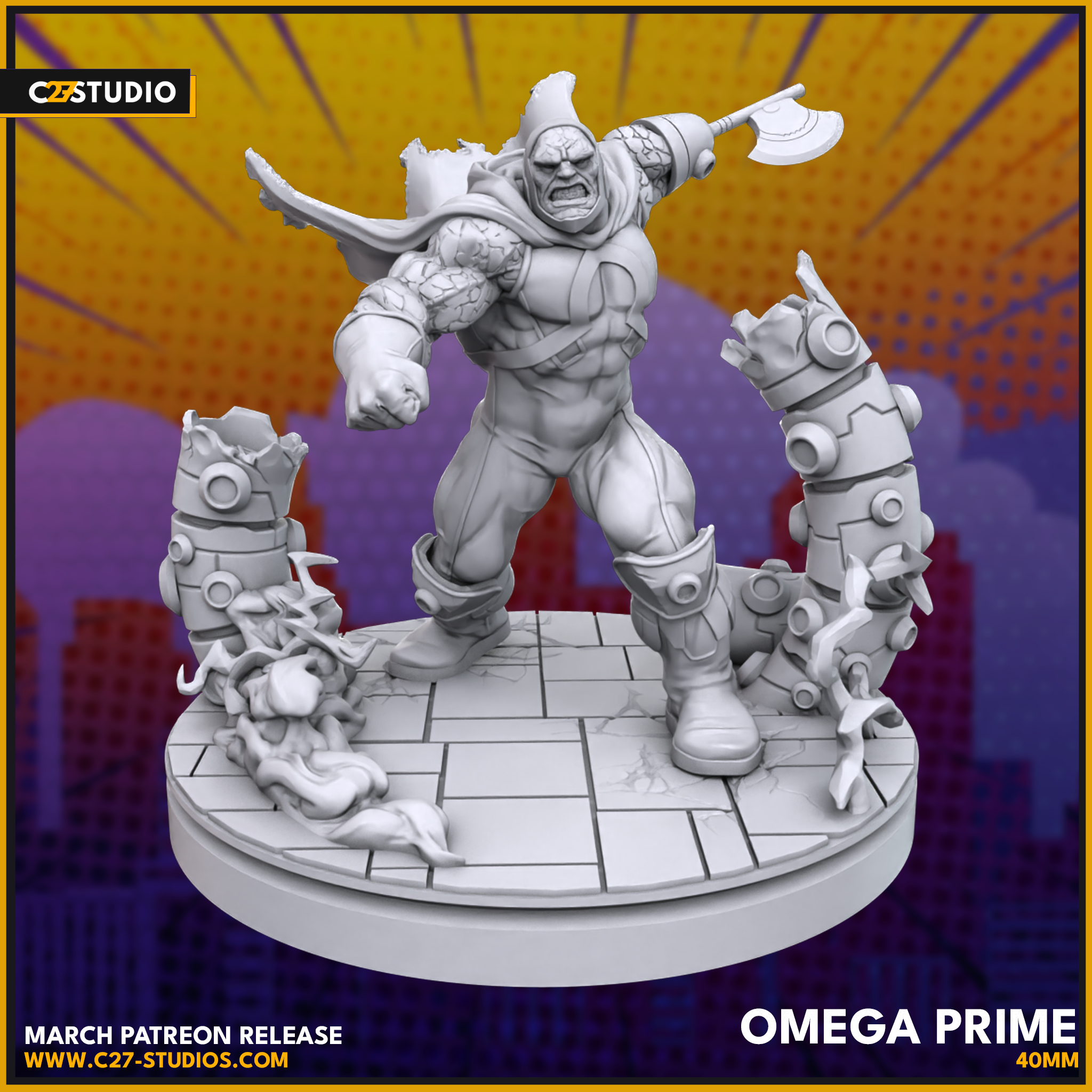 Omega Prime | Heroes | Sci-Fi Miniature | C27 Studio