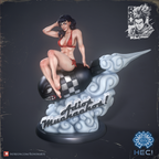 Adios Muchachos | Pin-Up Statue Fan Art Miniature Unpainted | Ronin Arts Workshop