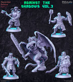 Against the Shadows Vol 4 Miniatures | Fantasy Miniature | RN Estudio