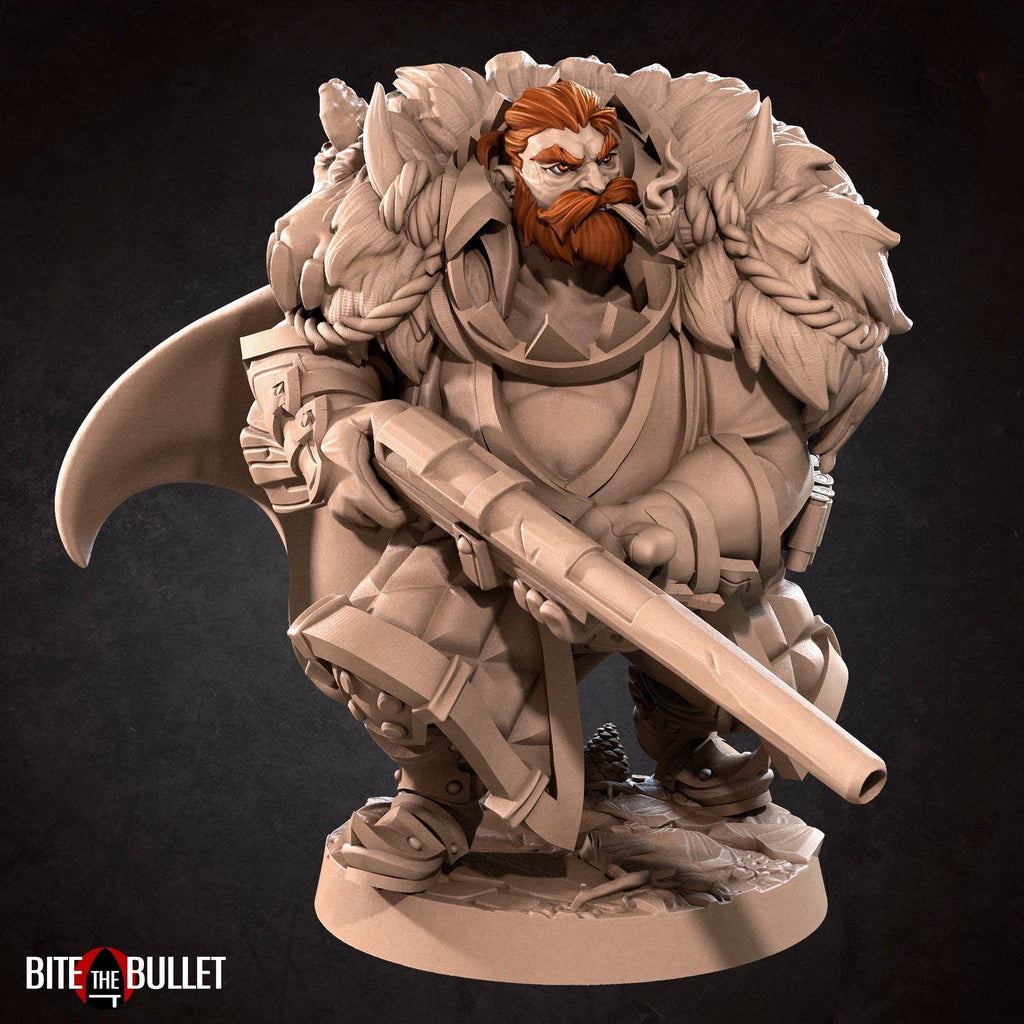 Chunky Human Miniatures | Fantasy Miniature | Bite the Bullet
