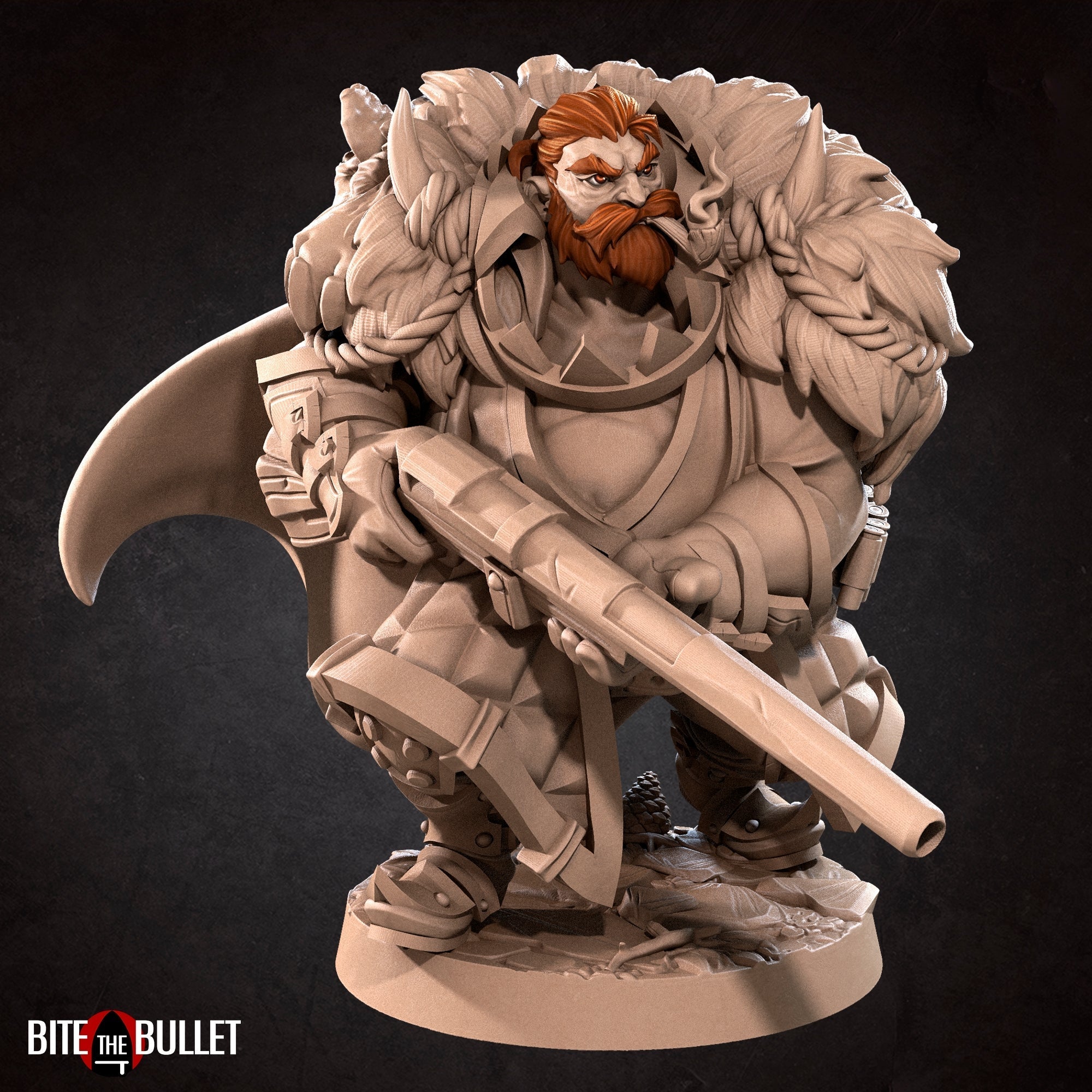Chunky Human Miniatures | Fantasy Miniature | Bite the Bullet