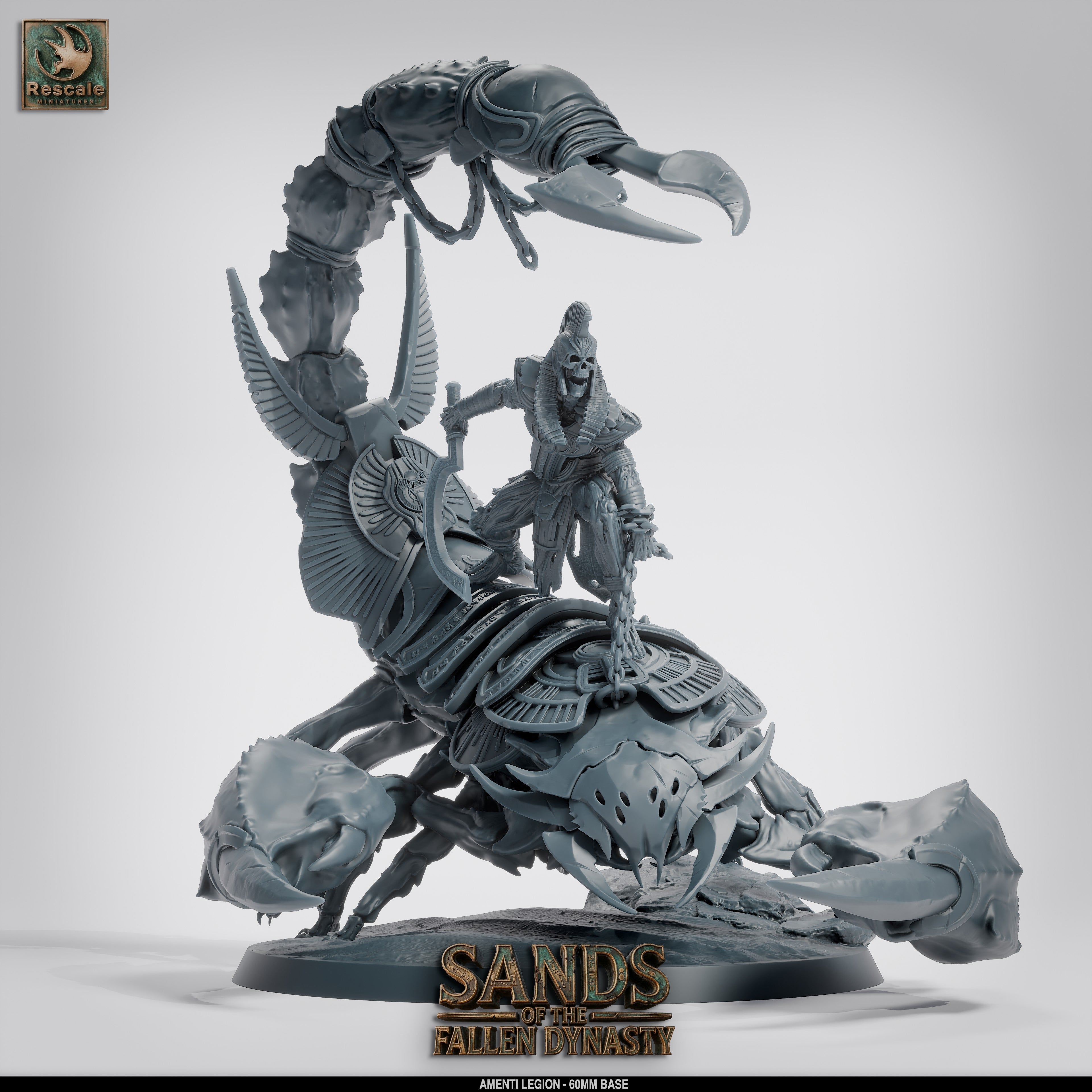 🦂 Pack: Amenti Legion - Giant Scorpions | 5-Pack 12K Resin 60mm Beasts for D&D 🏜️