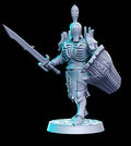 Death Knight Amladril w/ Sword & Shield | A Witcher Contract Vol 3 | Fantasy Miniature | RN Estudio