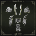 Ancient Armour Upgrade Kit | Eternal Pilgrims | Conversion Bits For 28mm 32mm Sci-fi Marines