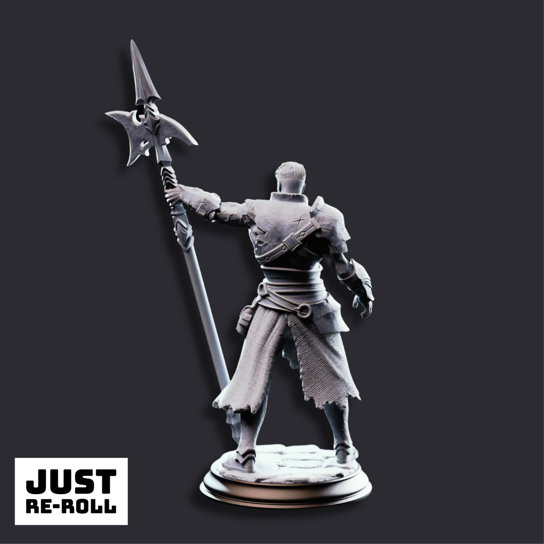 Andrek Strongarm Hexhunter Gladiator - 3D Printed Hexhunter Character Miniature
