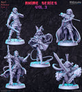 Anime Series Vol 3 Miniatures | Fantasy Miniature | RN Estudio