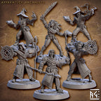 Apprentice Arcanist Miniatures | Arcanist Guild | Fantasy D&D Miniature | Artisan Guild