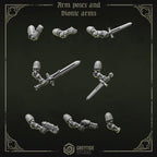 Bionic Arms Pack | Eternal Pilgrims | Conversion Bits For 28mm 32mm Sci-fi Marines