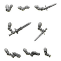 Bionic Arms Pack | Eternal Pilgrims | Conversion Bits For 28mm 32mm Sci-fi Marines