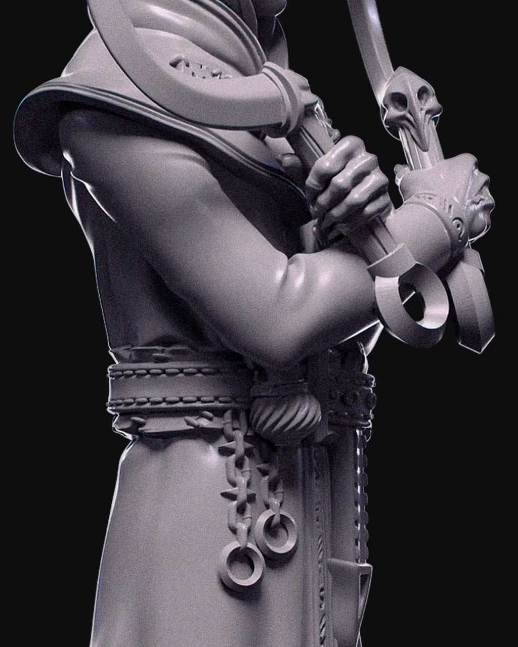 Arzan Cultist - NPC -  32mm / 75mm Scale Miniature