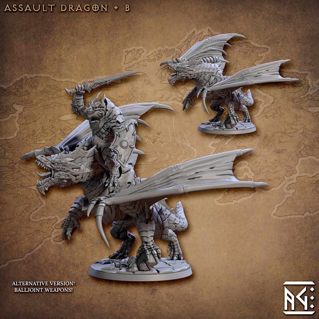 Draconian Scourge Miniatures (Full Set) | Fantasy D&D Miniature | Artisan Guild