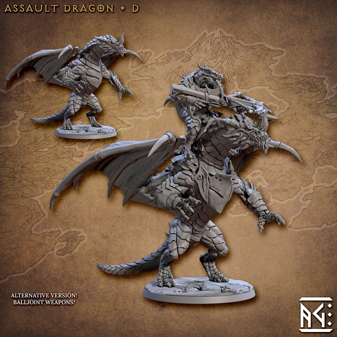 Draconian Scourge Miniatures (Full Set) | Fantasy D&D Miniature | Artisan Guild