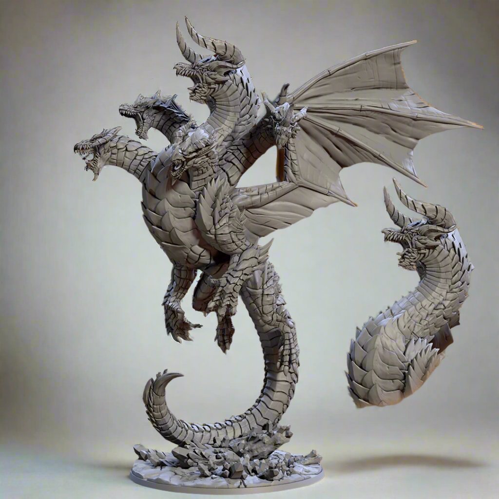 Azgrathok Chaos Dragonlord | Draconian Scourge | Fantasy D&D Miniature | Artisan Guild