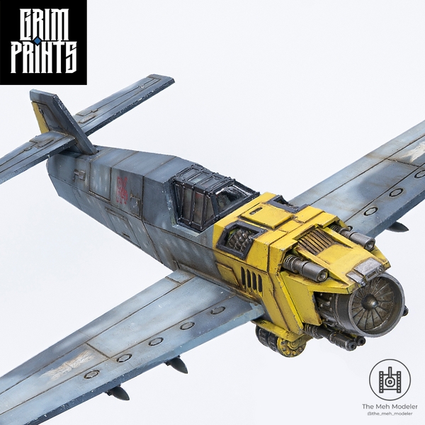 Grim BF-109 Fighter Plane