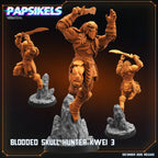 Blooded Skull Hunter Kwei | Papsikels | Hive Wars | 28mm or 32mm Scale | Resin Miniatures