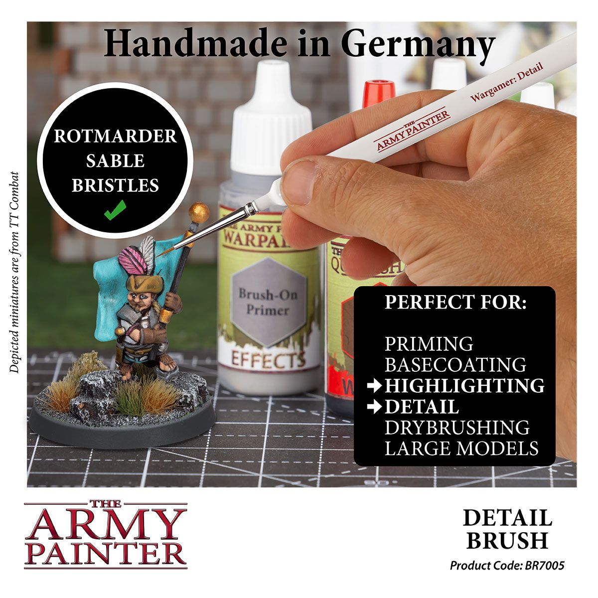 Army Painter Wargamer Brush - Detail