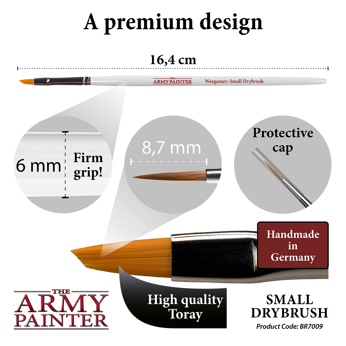 Army Painter Wargamer Brush - Small Drybrush