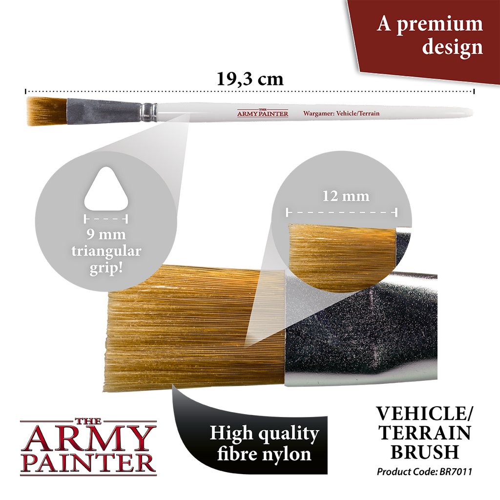 Army Painter Wargamer Brush - Vehicle/Terrain