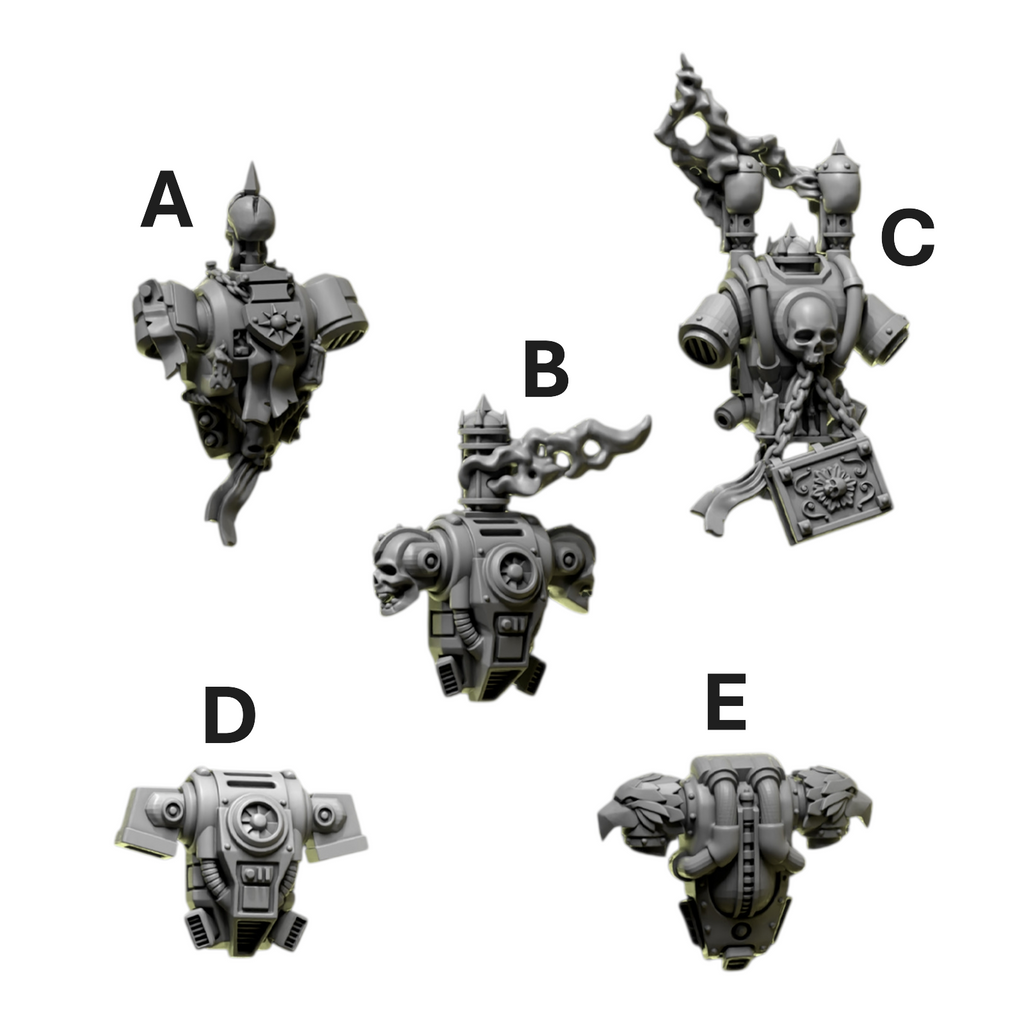 Backpacks | Eternal Pilgrims | Conversion Bits For 28mm 32mm Sci-fi Marines